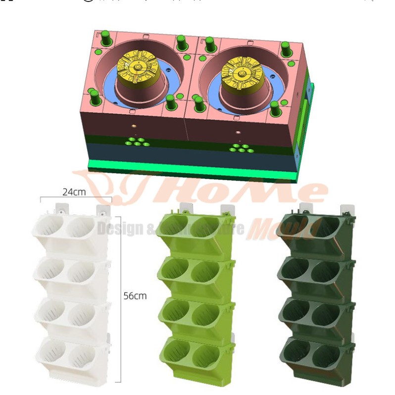 Пластикалық гүл құмырасының пішіні Hongmei Mold Plastic пішіні