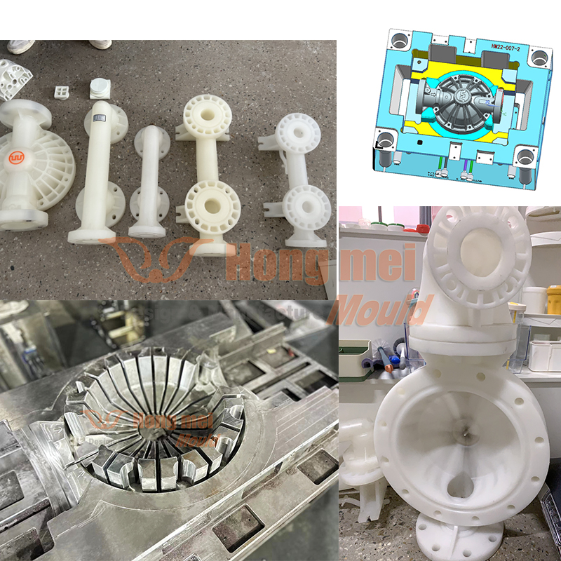 Пневматикалық диафрагмалық сорғыға арналған инъекциялық қалып PTFE ауа сорғысы Muold мембраналық сорғыға арналған кәсіби пластикалық қалып жасаушы